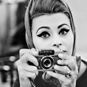 Sophia Loren with a Camera