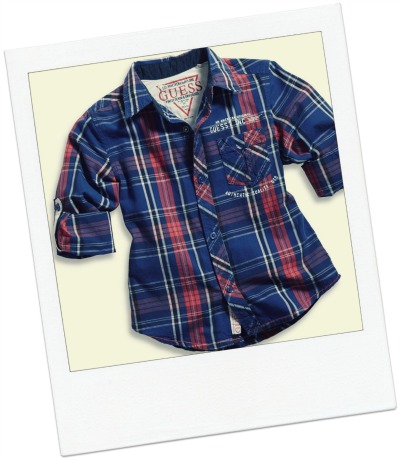 Big Boy Long-Sleeve Michael Plaid Shirt $42.50 