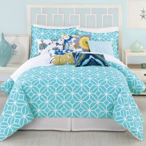 Trina Turk Trellis Turquoise Comforter 3 Piece Set $200