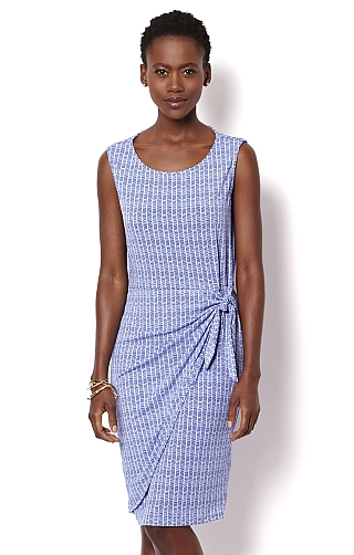 Starry Blue Wrap Dress $89.50 As Seen in InStyle