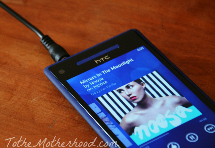 Listening to Pandora on Windows 8 HTC Phone
