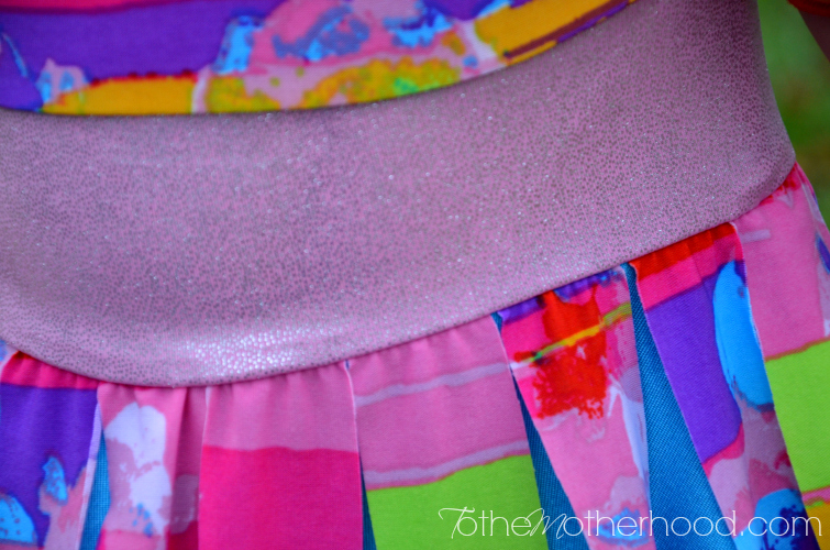 TwirlyGirl Pinwheel Dress Rainbow Petals Surprise
