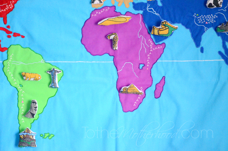 World Map for Children