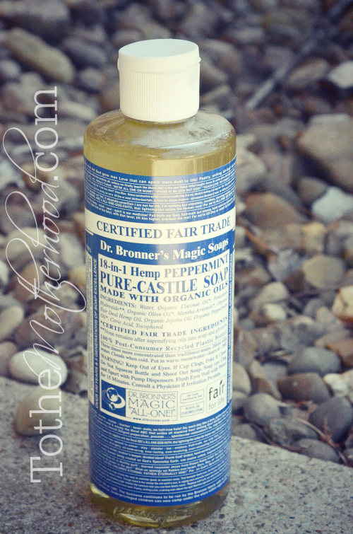 Dr Bronners Magic Soap Peppermint Pure Castile Soap with Organic Oils