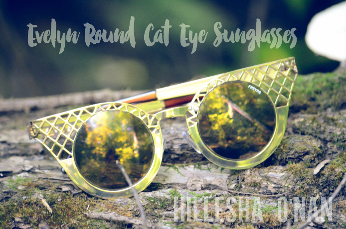 Evelyn Round Cat Eye Sunglasses