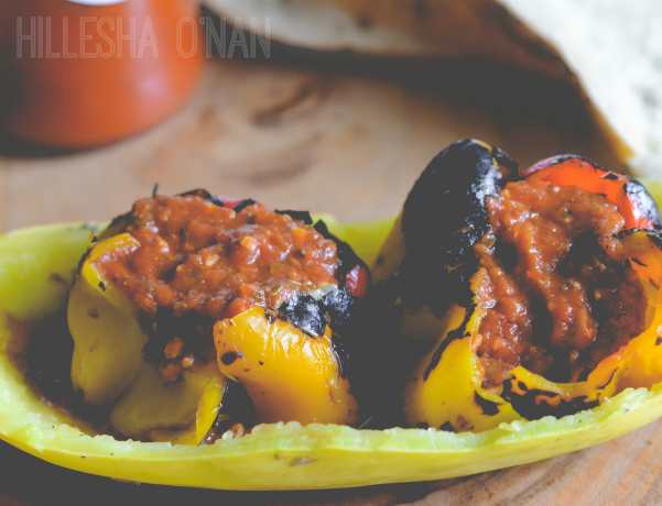 Veggie Primavera with Spaghetti Squash