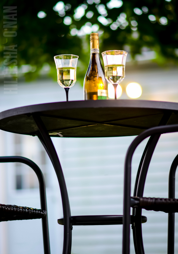 Patio Makeover with Enbrighten Cafe String Lights by Jasco