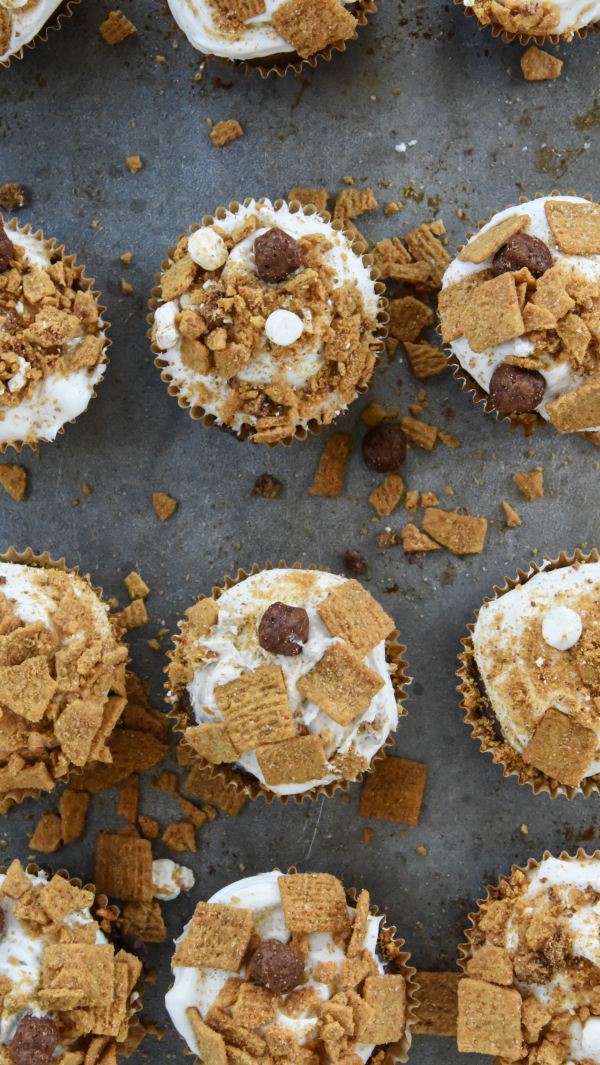 Honey Maid S’Mores Cupcakes